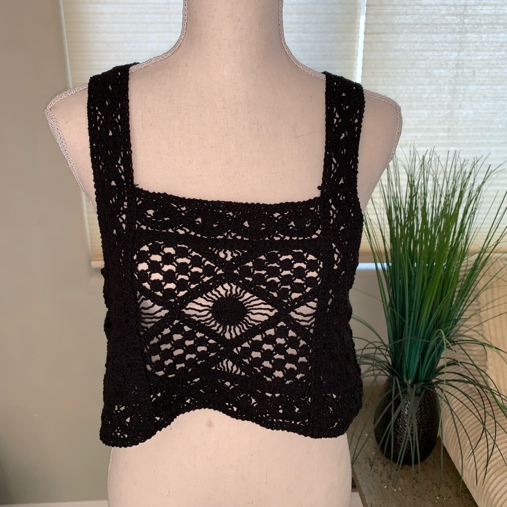 Princess Polly crochet crop top